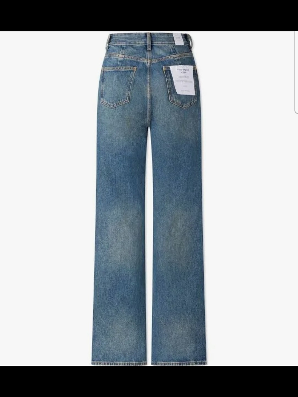 Good American Wide-Leg High-Rise Jeans - Blue Wash